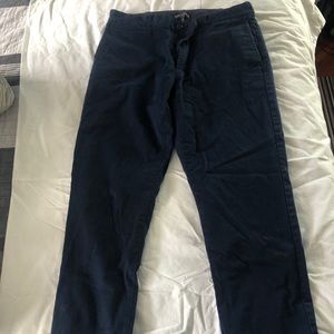 Navy fleece lined pants